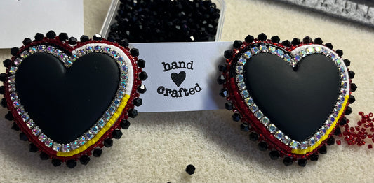 4 Directions Heart Earrings